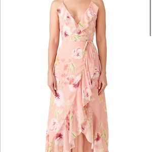 Yumi Kim floral meadow wrap maxi in wallflower